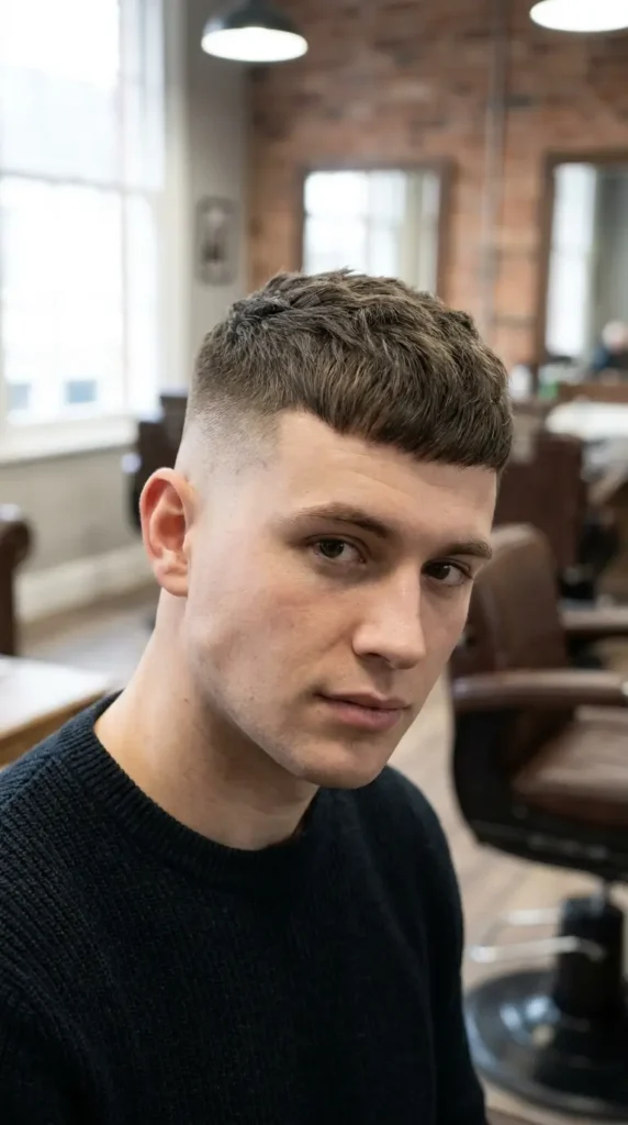 High Fade with Classic French Crop