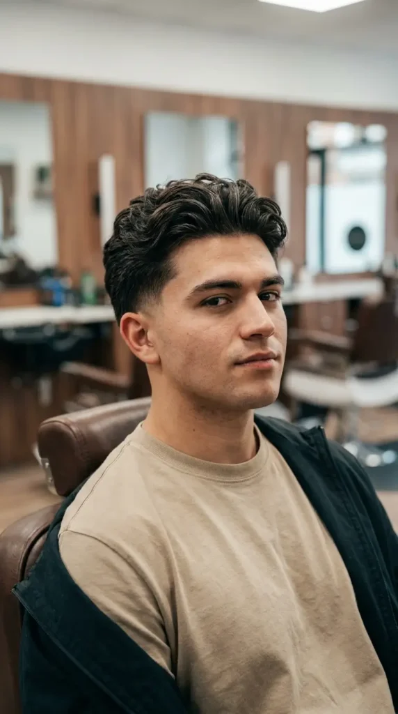 Mid Blowout Taper Fade