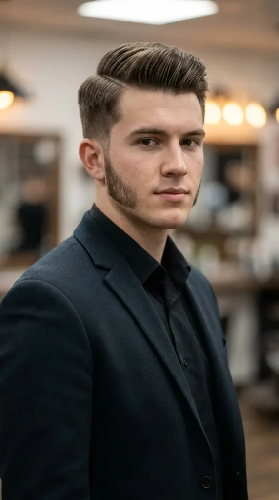 Mod Cut with Sideburns