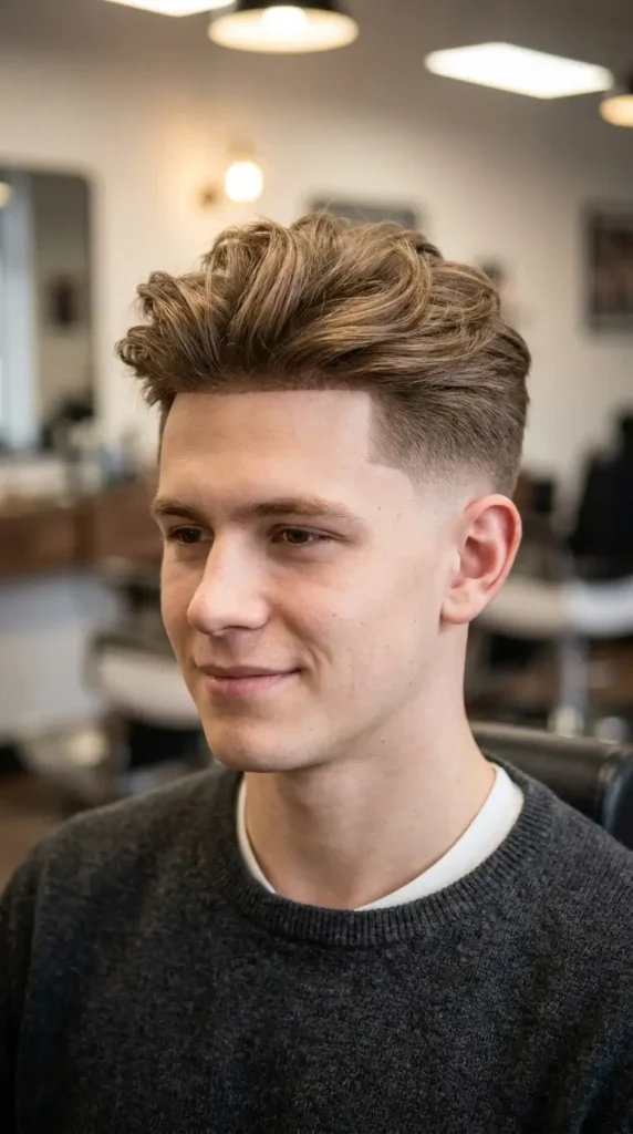 Blowout Taper Fade for Thin Hair