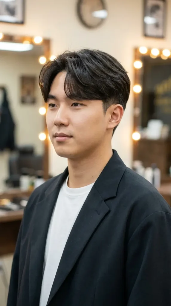 Comma Hair with Low Taper Fade