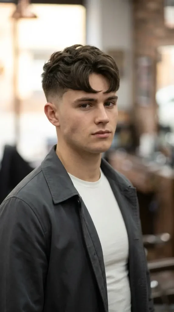 Comma Hair with High Fade