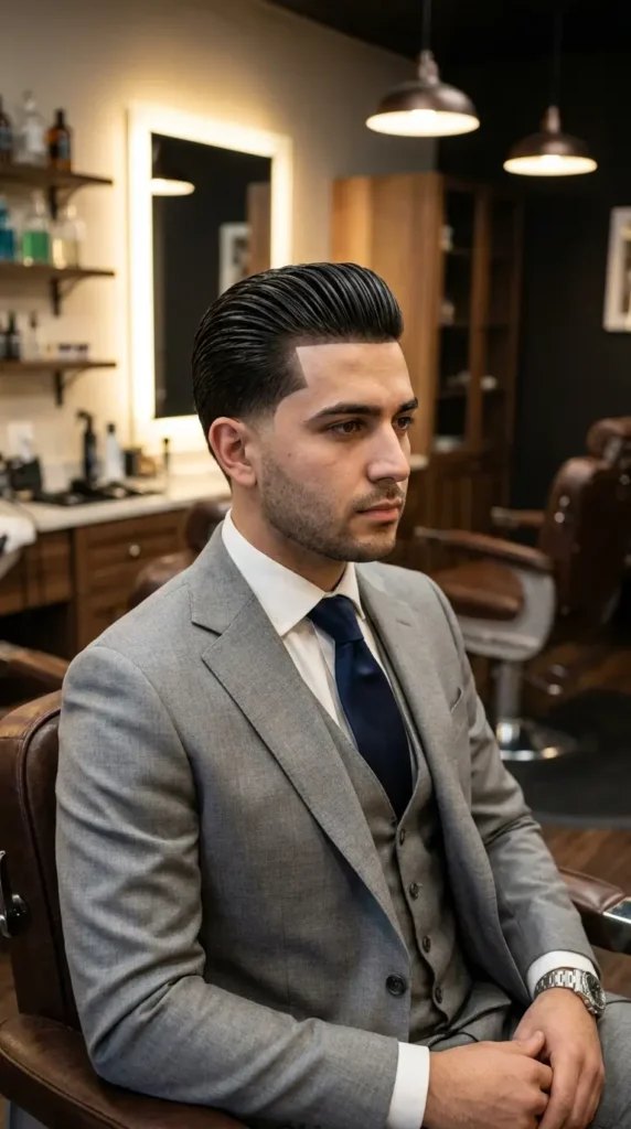 Slick Back with Line-Up