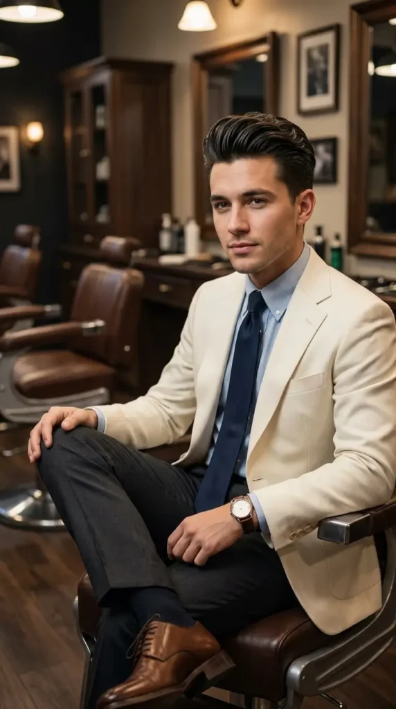 Slick Back for Thin Hair