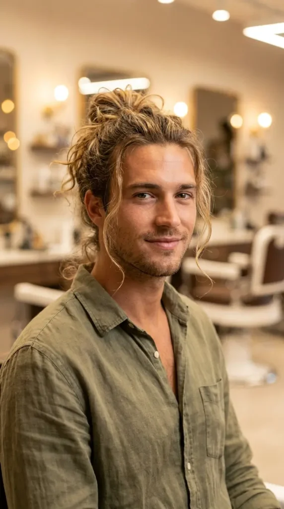 Surfer Man Bun