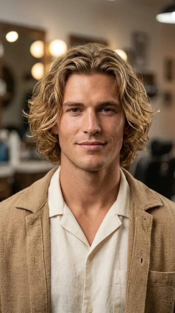 For Wavy Hair: Surfer Cut