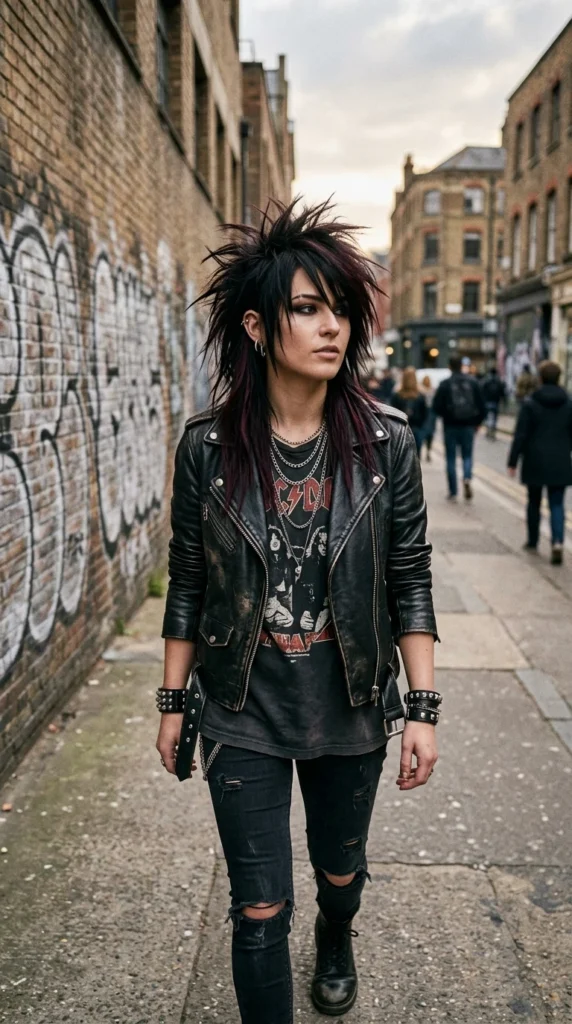 Rocker-Inspired Spiky Layers 