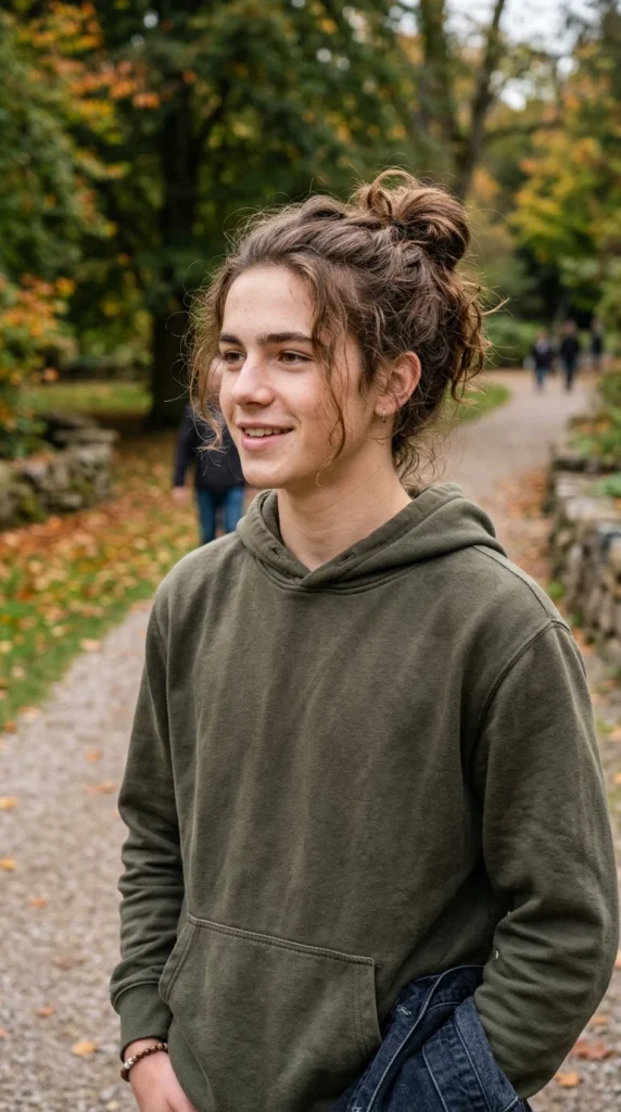 Scruffy Man Bun