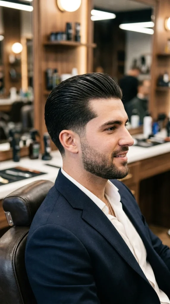 Slick Back with High Taper
