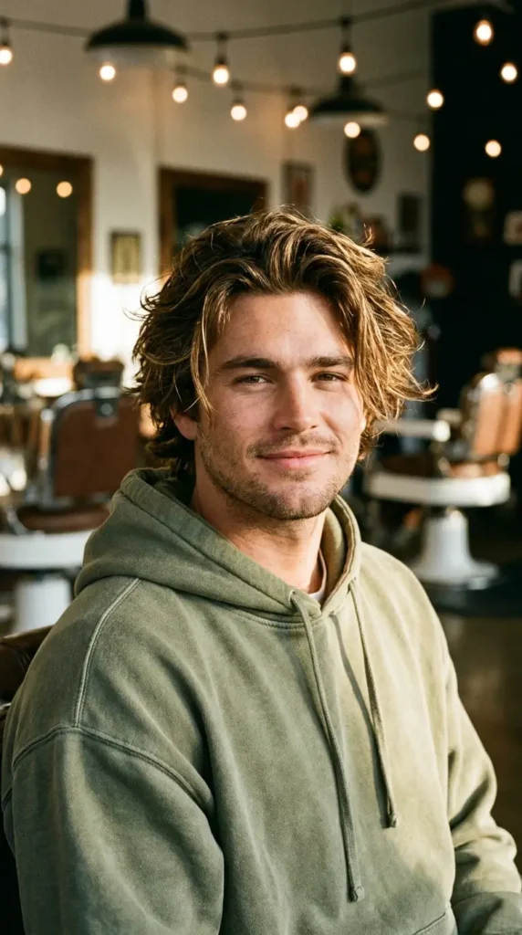 Surfer Haircut for Thick Hair