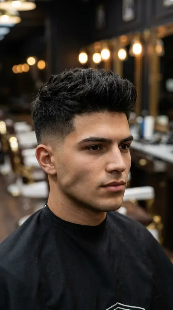 Taper Fade with Textured Top