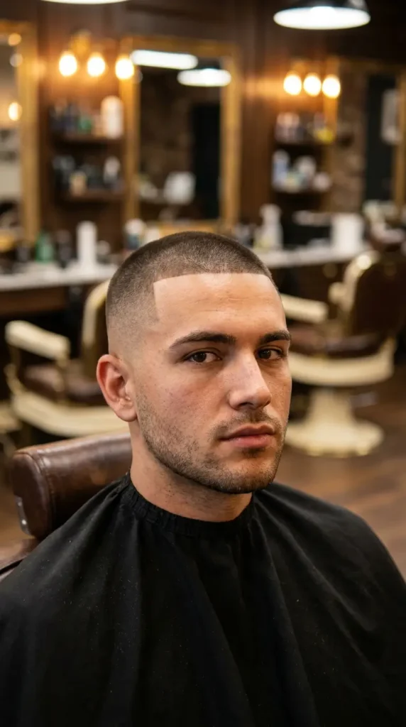 Buzz Cut with Line-Up