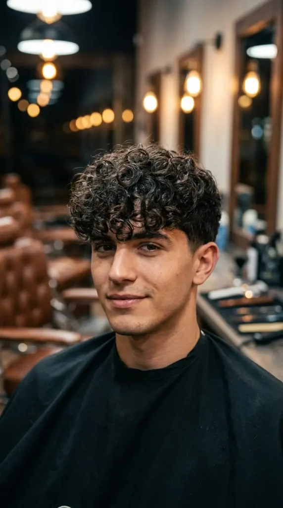 Curly Fringe (For Men with Natural Curl)