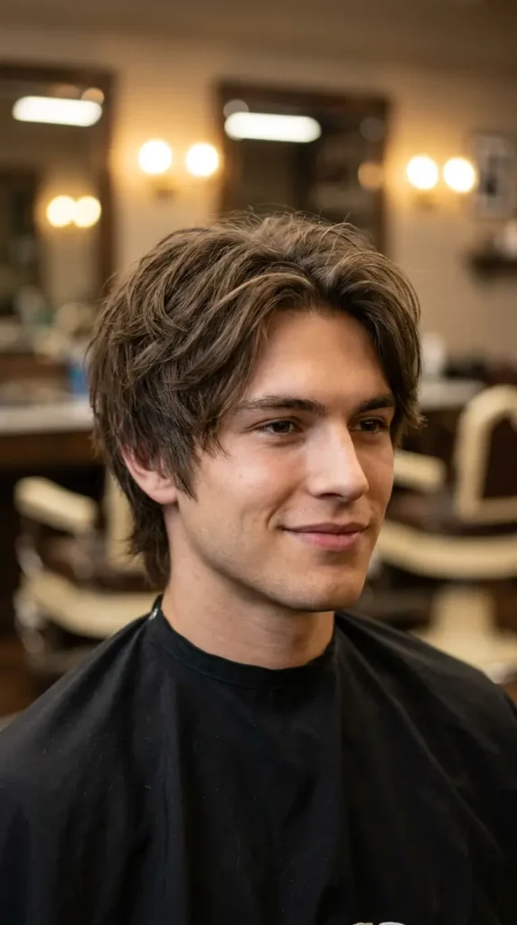 Scissor Cut with Natural Layers