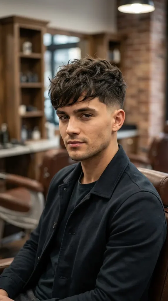 Messy Fringe with Mid Taper