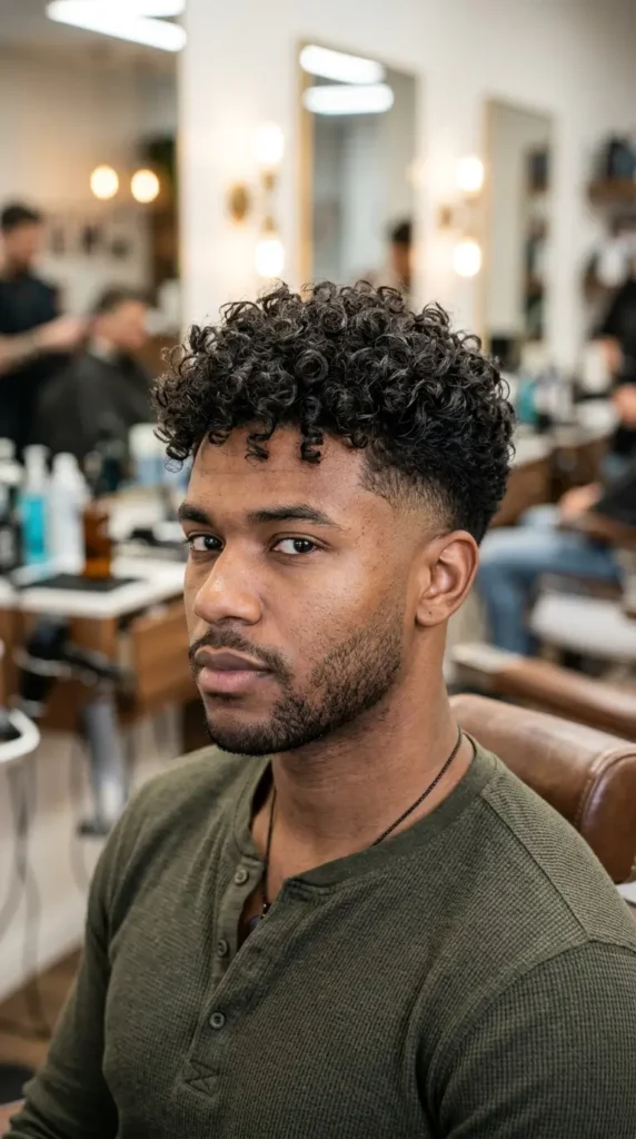 Warrior Haircut for Curly Hair