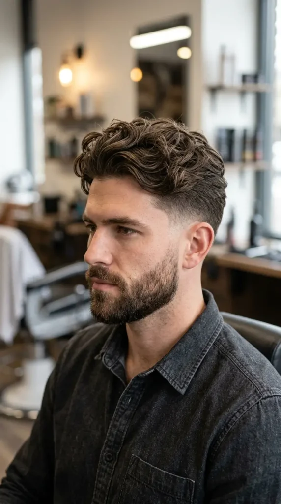 Warrior Haircut for Wavy Hair